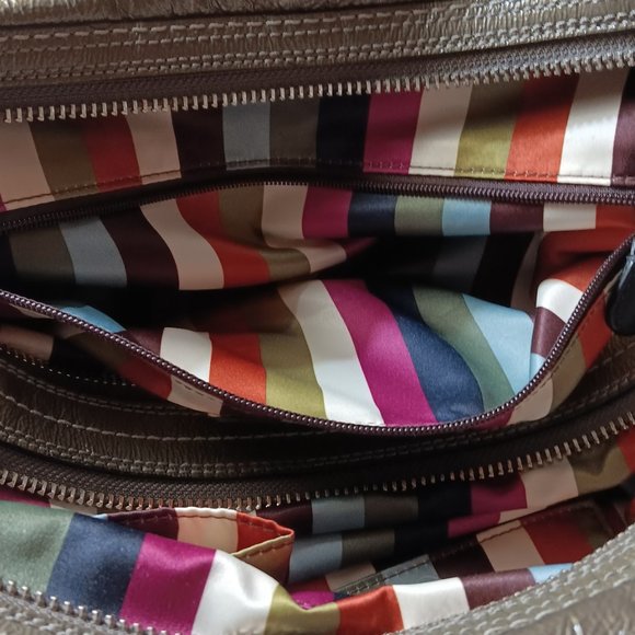 Vintage COACH metallic green Bleeker st satchel - Picture 7 of 12